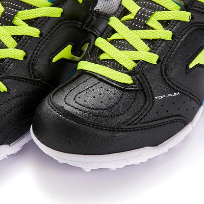 Children's spiked soccer shoes TOP FLEX - TF [black and green]