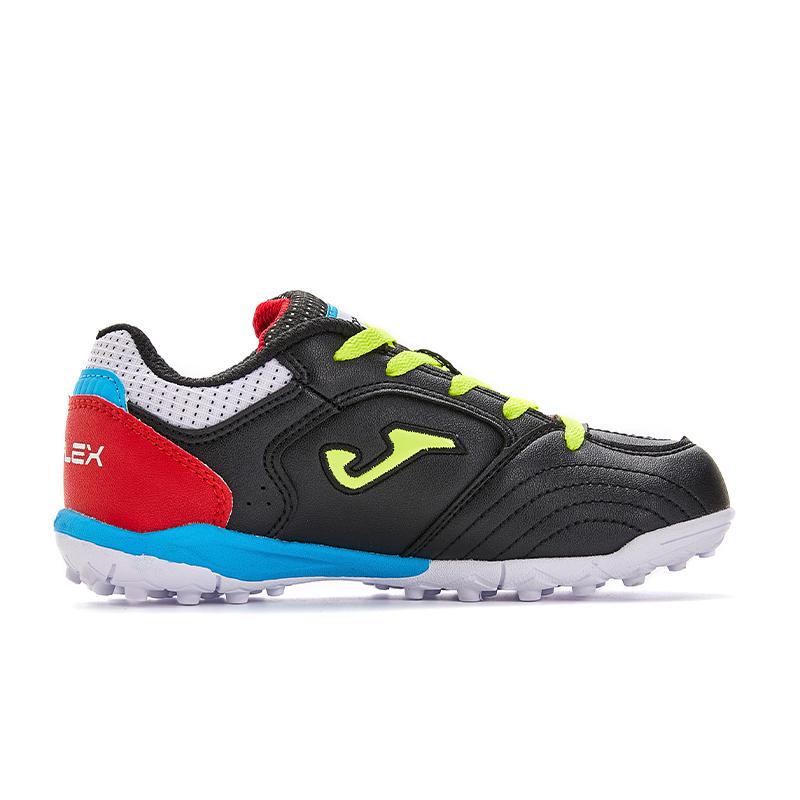 Children's spiked soccer shoes TOP FLEX - TF [black and green]