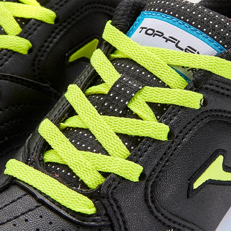 Children's spiked soccer shoes TOP FLEX - TF [black and green]