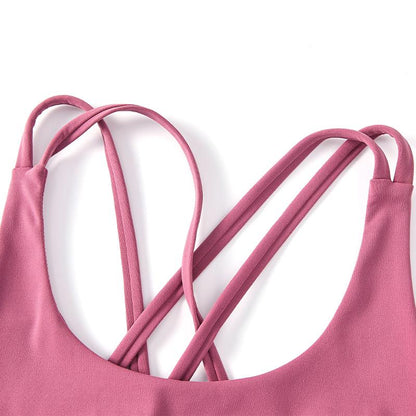 Women's Comfortable Stretch Yoga Vest [Red] 