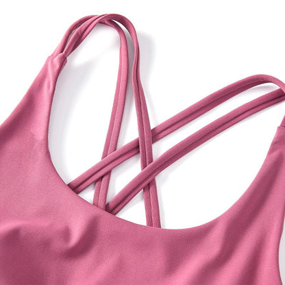 Women's Comfortable Stretch Yoga Vest [Red] 