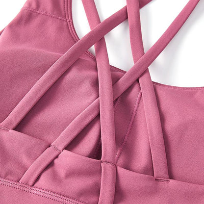 Women's Comfortable Stretch Yoga Vest [Red] 