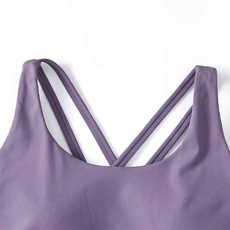 Women's Comfortable Stretch Yoga Vest [Light Purple] 