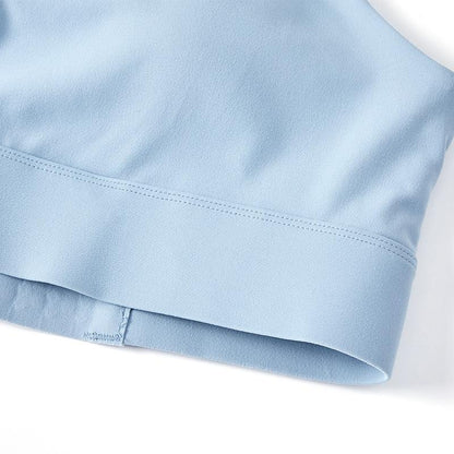 Women's high-strength elastic sports vest [light blue] 