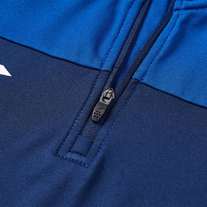Men's Thermal Half-Zip Long Sleeve Shirt [Blue]