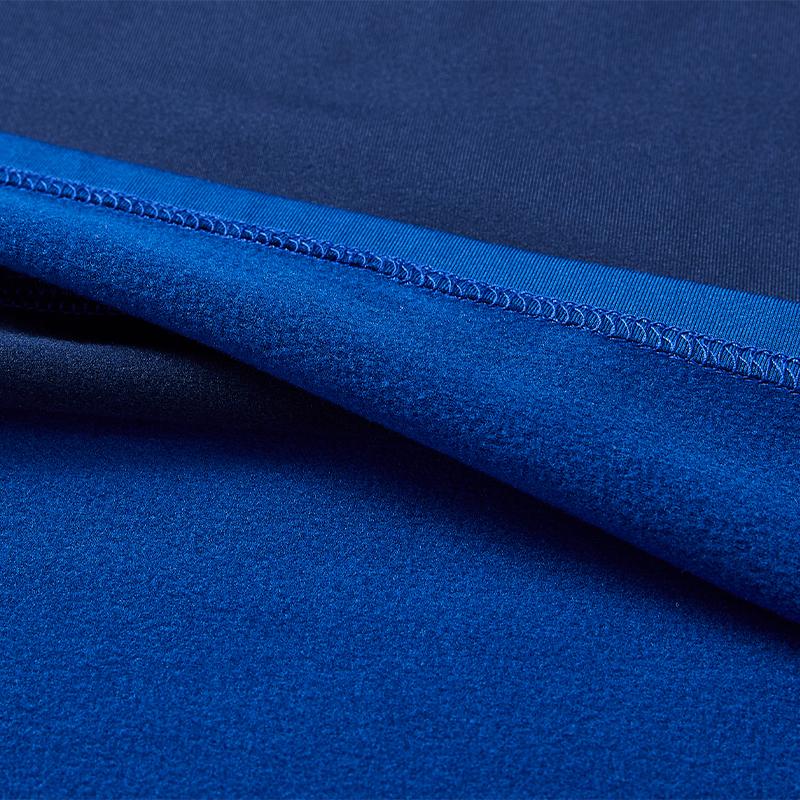 Men's Thermal Half-Zip Long Sleeve Shirt [Blue]