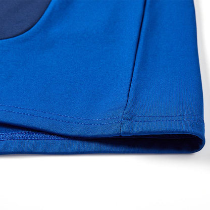 Men's Thermal Half-Zip Long Sleeve Shirt [Blue]
