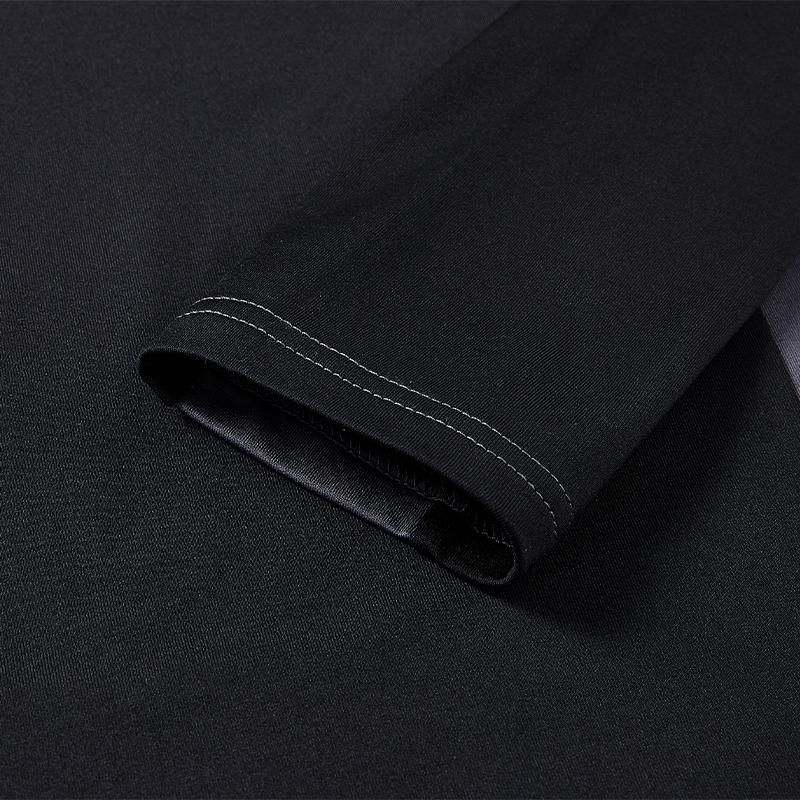 Men's warm half-zip long-sleeved shirt [grey duck green]