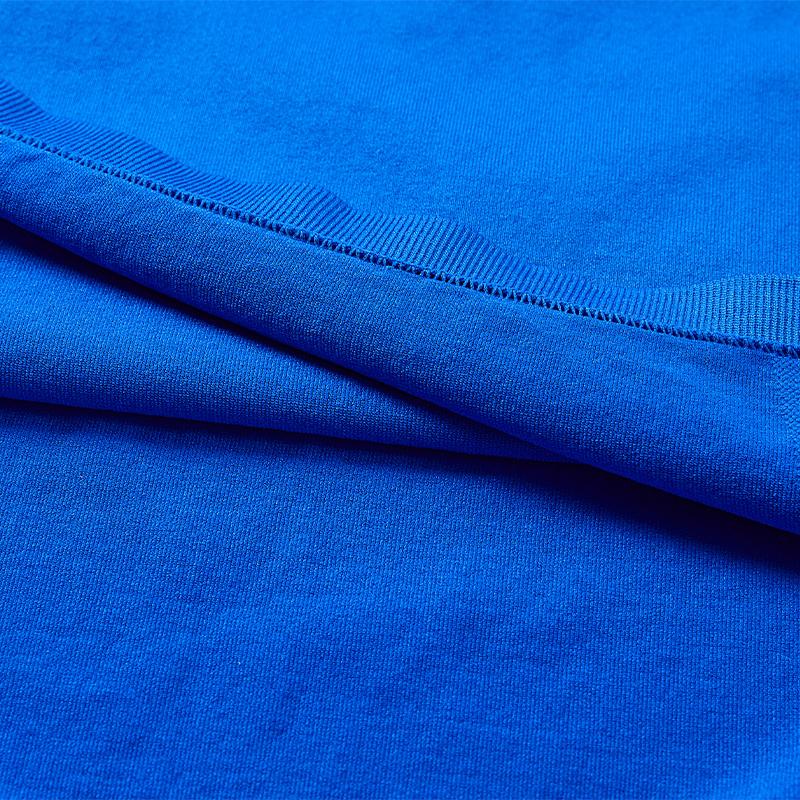Men's one-piece woven half-zip long sleeves [royal blue]