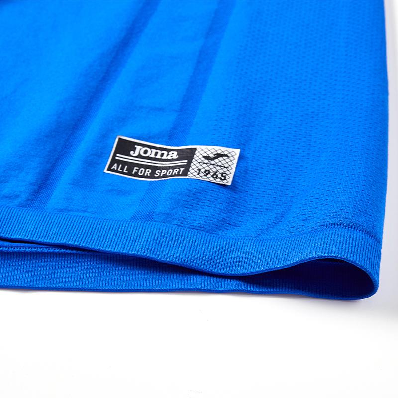 Men's one-piece woven half-zip long sleeves [royal blue]