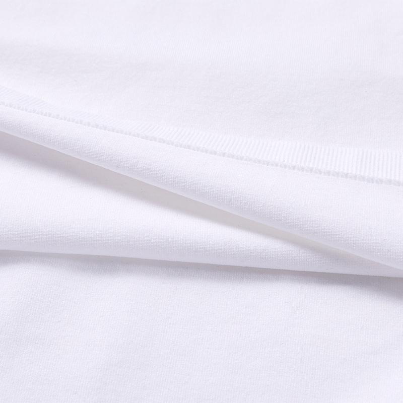 Men's one-piece woven half-zip long sleeves [white]