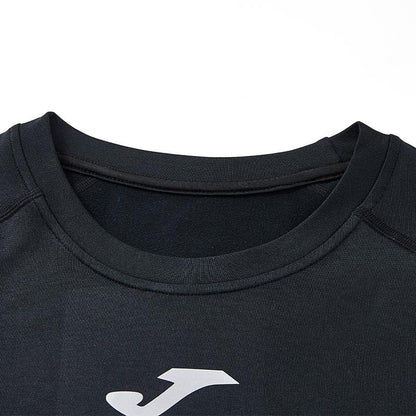 Men's High Elastic Skinny Plush Long Sleeves [Black]