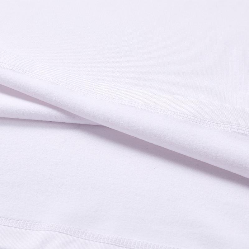 Men's high elastic tight velvet long sleeves [white]