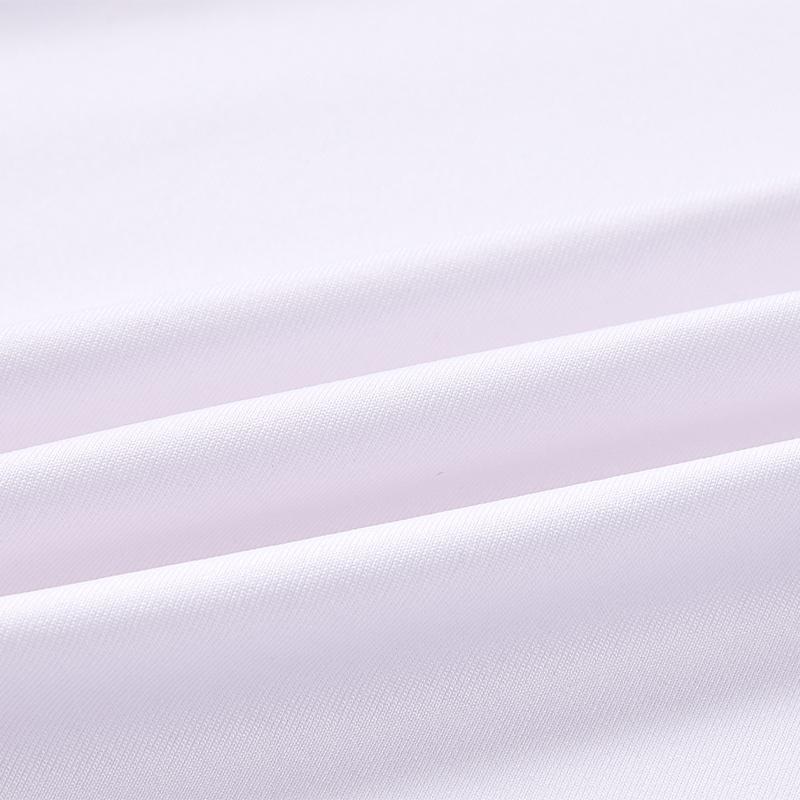 Men's high elastic tight velvet long sleeves [white]