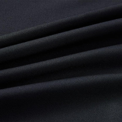 Children's half-zip training long-sleeved shirt [black] 