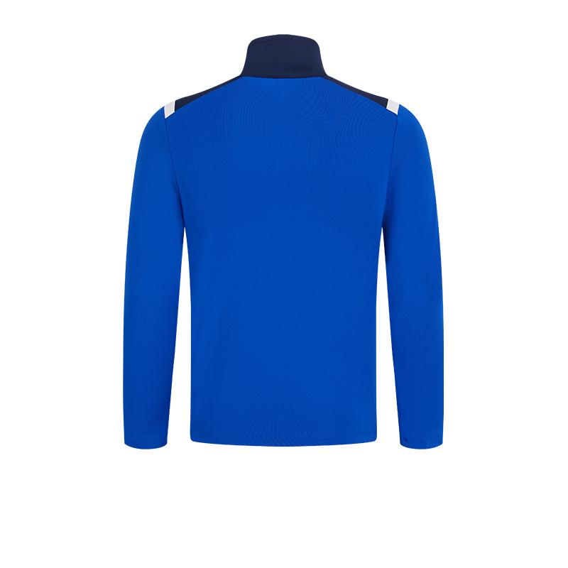 Children's half-zip training long-sleeved shirt [royal blue] 