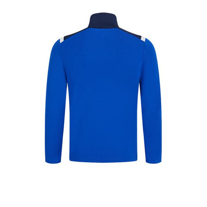 Children's half-zip training long-sleeved shirt [royal blue] 