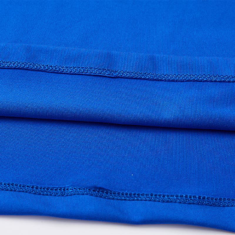 Children's half-zip training long-sleeved shirt [royal blue] 