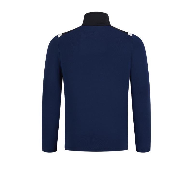 Children's half-zip training long-sleeved shirt [dark navy] 