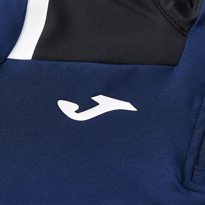 Children's half-zip training long-sleeved shirt [dark navy] 