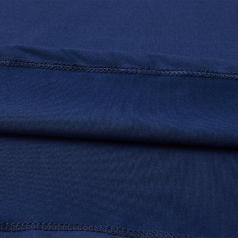 Children's half-zip training long-sleeved shirt [dark navy] 