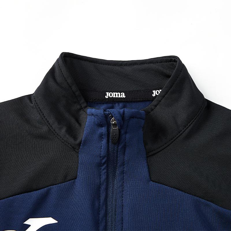 Children's half-zip training long-sleeved shirt [dark navy] 