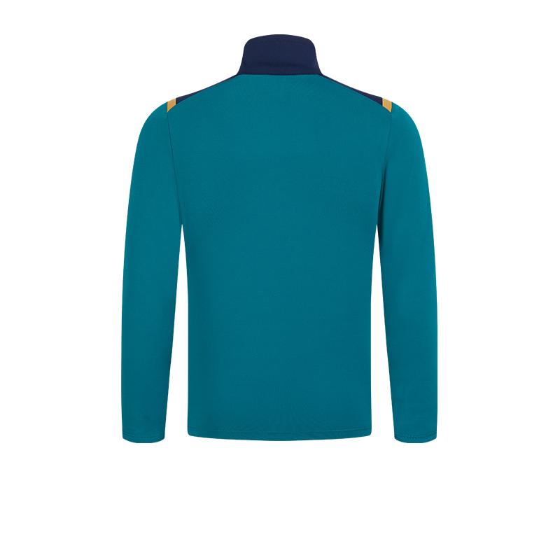 Children's half-zip training long-sleeved shirt [spruce green] 