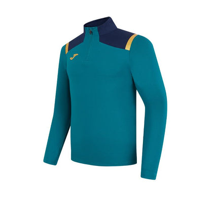 Children's half-zip training long-sleeved shirt [spruce green] 