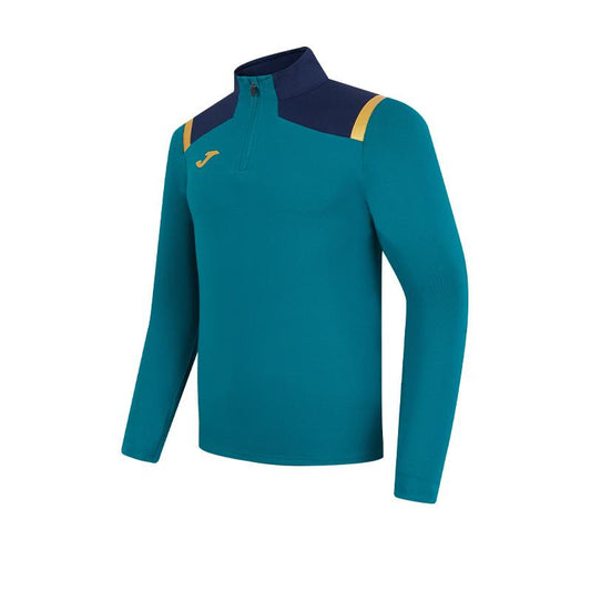 Children's half-zip training long-sleeved shirt [spruce green] 