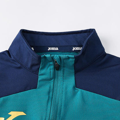 Children's half-zip training long-sleeved shirt [spruce green] 