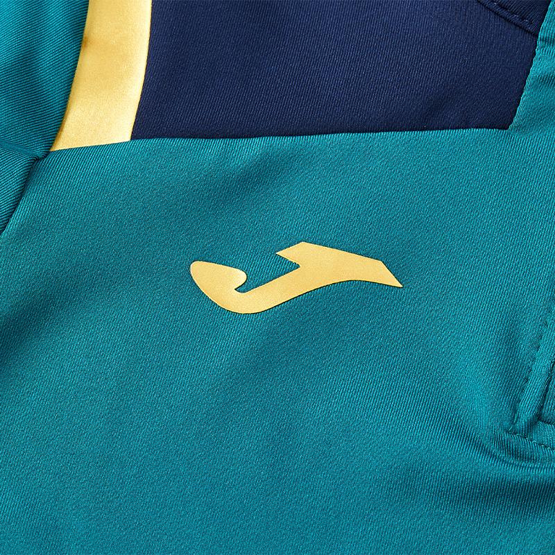 Children's half-zip training long-sleeved shirt [spruce green] 