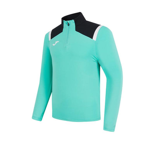 Children's half-zip training long-sleeved shirt [Lake Green] 