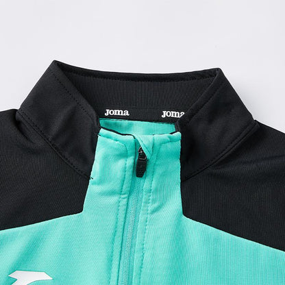 Children's half-zip training long-sleeved shirt [Lake Green] 