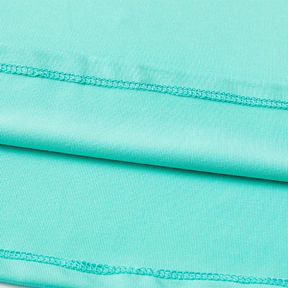 Children's half-zip training long-sleeved shirt [Lake Green] 