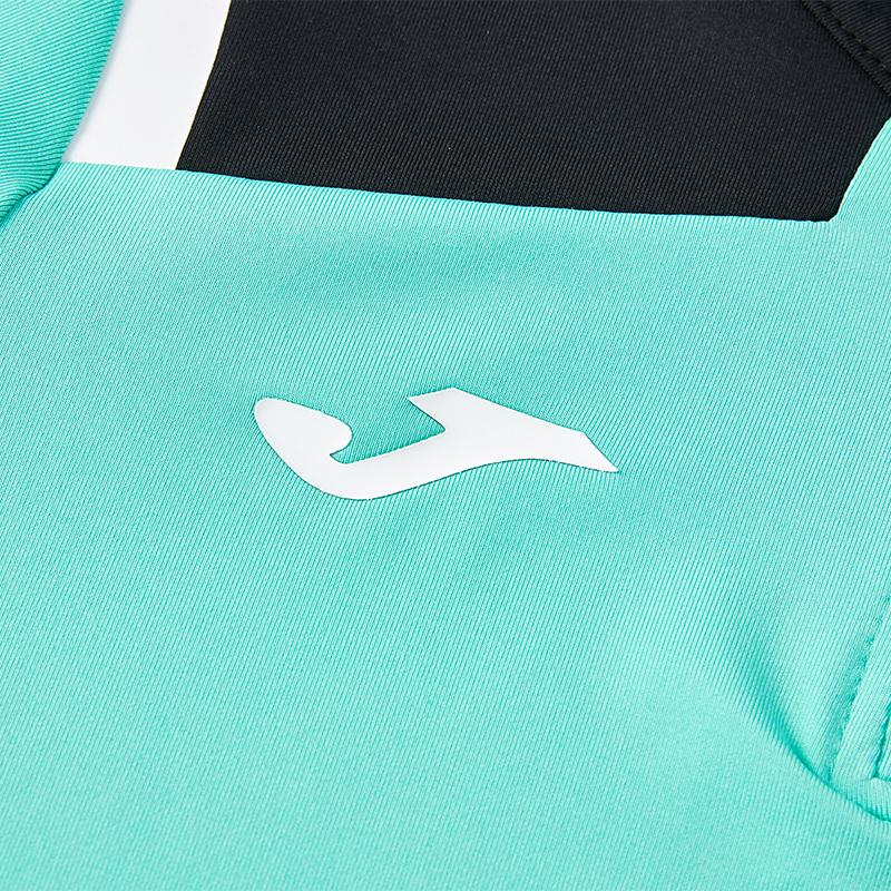 Children's half-zip training long-sleeved shirt [Lake Green] 