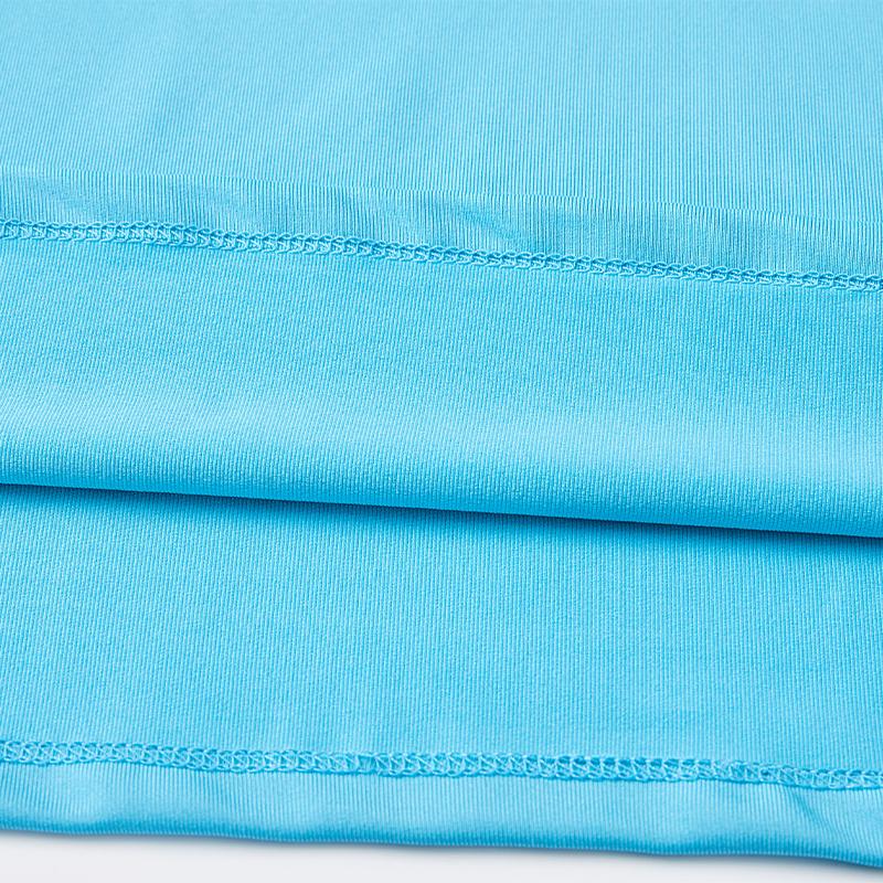 Children's half-zip training long-sleeved shirt [Manchester Blue] 