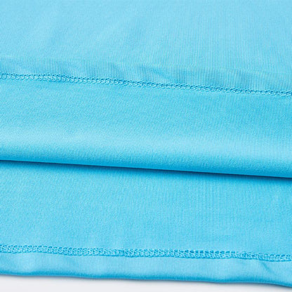 Children's half-zip training long-sleeved shirt [Manchester Blue] 