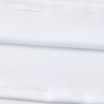 Children's half-zip training long-sleeved shirt [white] 