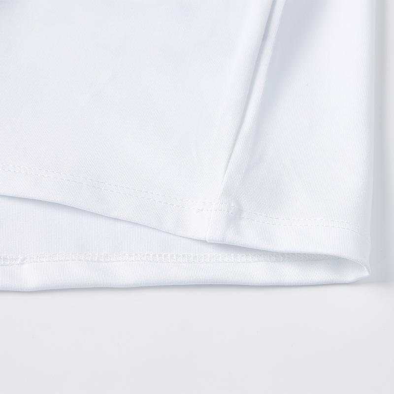 Children's half-zip training long-sleeved shirt [white] 