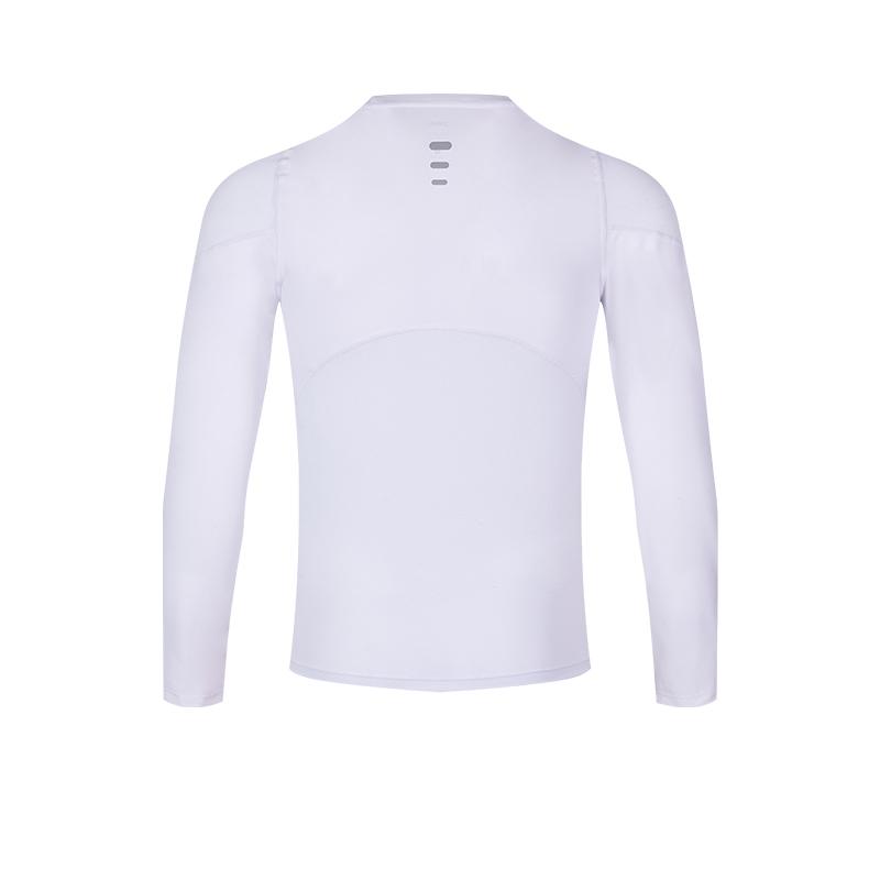 Men's Thumb Buckle Tight Long Sleeves [White]