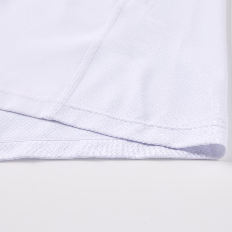 Men's Thumb Buckle Tight Long Sleeves [White]