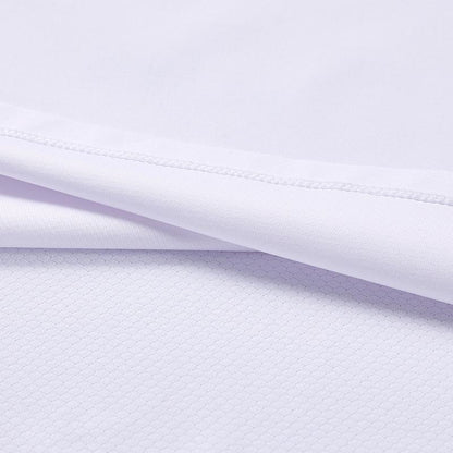 Men's Thumb Buckle Tight Long Sleeves [White]