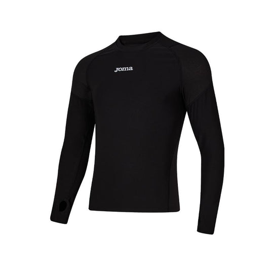 Men's Thumb Buckle Tight Long Sleeves [Black]