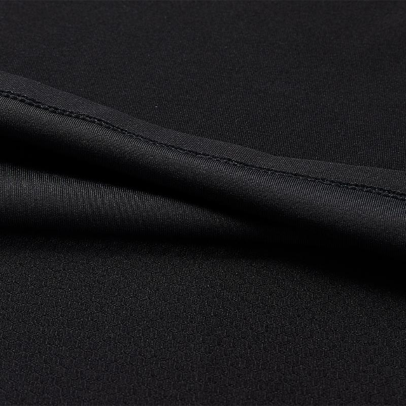 Men's Thumb Buckle Tight Long Sleeves [Black]