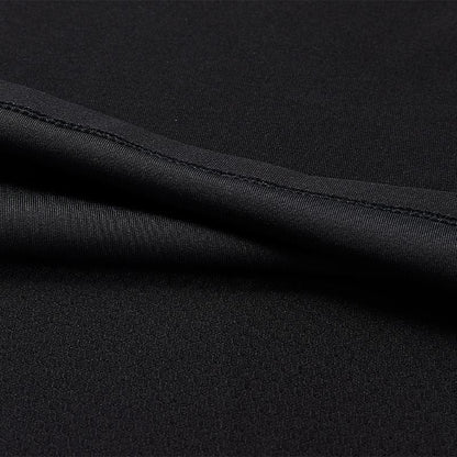 Men's Thumb Buckle Tight Long Sleeves [Black]