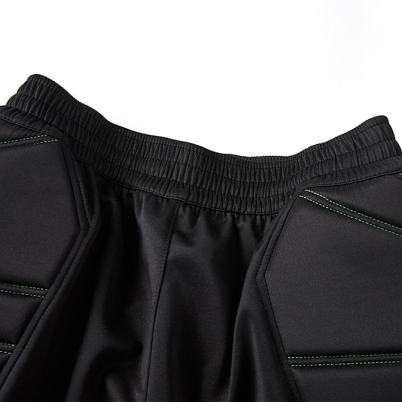 Football goalkeeper protective trousers [black and green] 