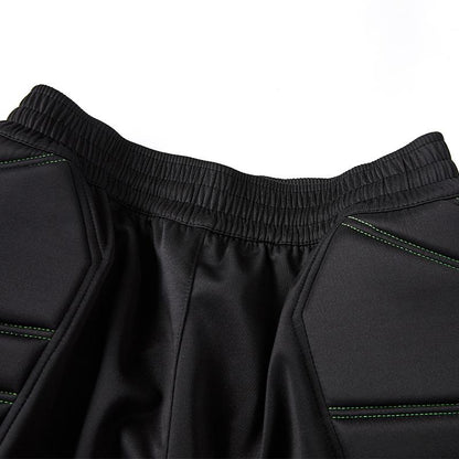 Football goalkeeper protective trousers [black and green] 