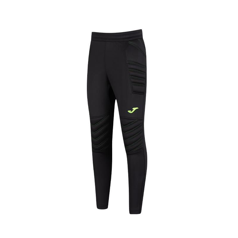 Children's football goalkeeper protective trousers [black/green]