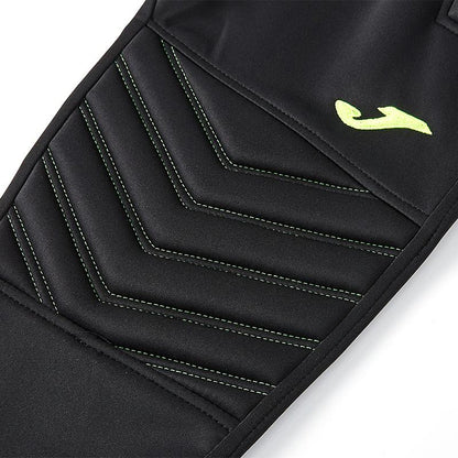 Children's football goalkeeper protective trousers [black/green]