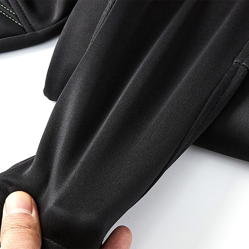 Children's football goalkeeper protective trousers [black/green]
